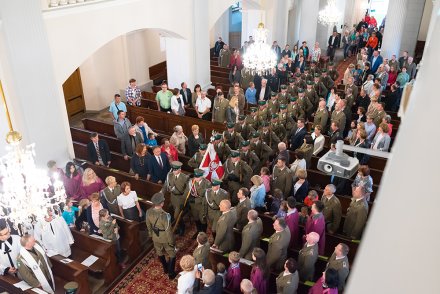 Fragment nabożeństwa ekumenicznego w kościele Apostołów Piotra i Pawła - fot. Szymon Brodacki